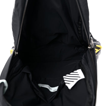 Off-White Nylon Industrial Puffy Backpack Black 5 of 14