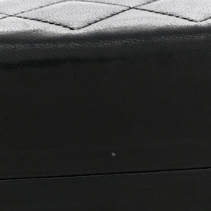 Chanel Lambskin Quilted Small Half Moon Clutch Black 12 of 12
