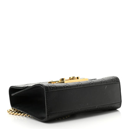 Gucci Guccissima Small Padlock Shoulder Bag Black 4 of 10