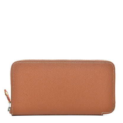 Hermes Epsom Silk'In Wallet Gold 1 of 10