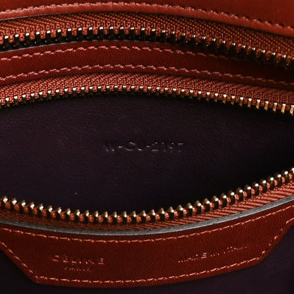 Celine Smooth Calfskin Micro Luggage Burgundy 7 of 21