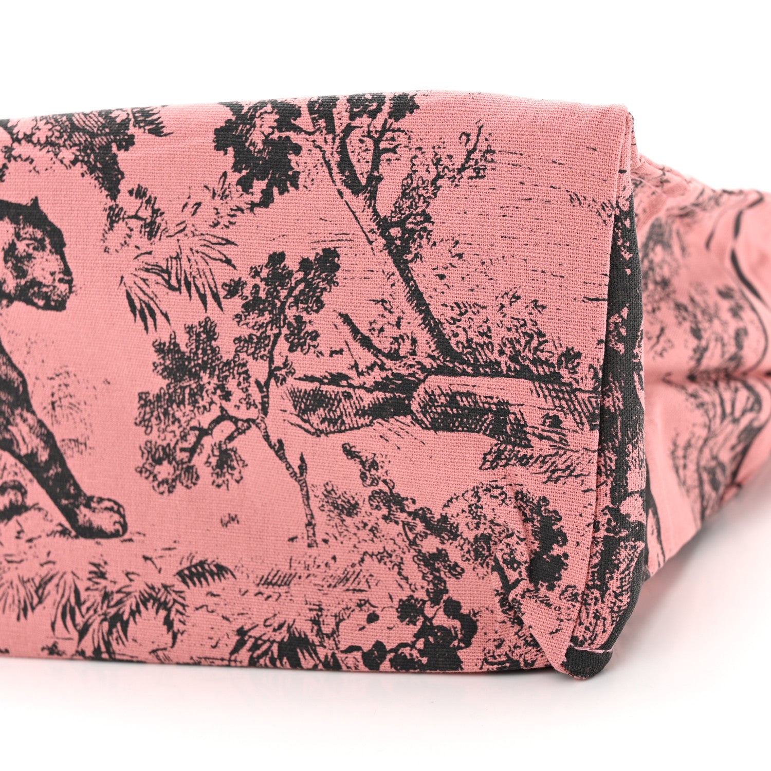Christian Dior Canvas Dioriviera Tote Pink Grey 8 of 9
