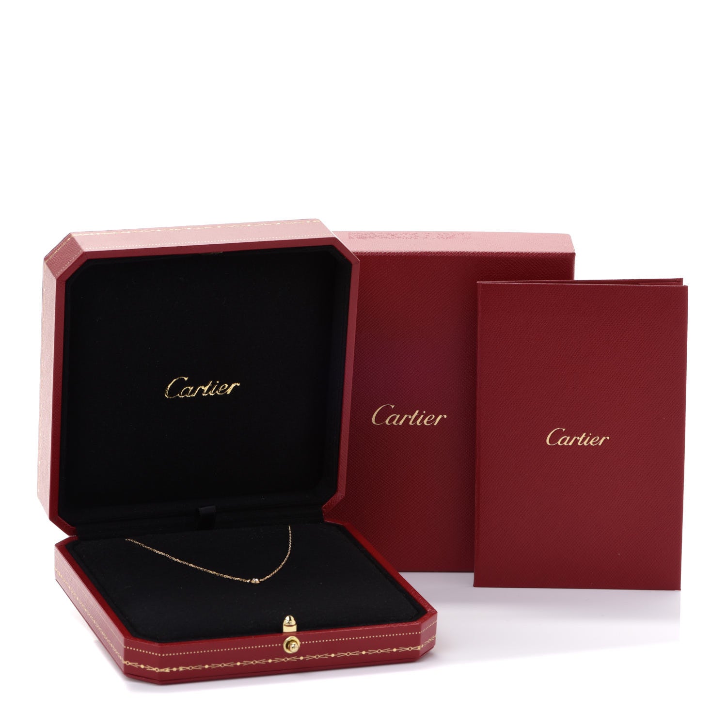 Cartier 18K Yellow Gold Diamond XS D'Amour Pendant Necklace 7 of 7