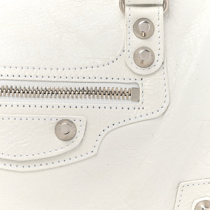 Balenciaga Agneau Silver Hardware S City White 8 of 10