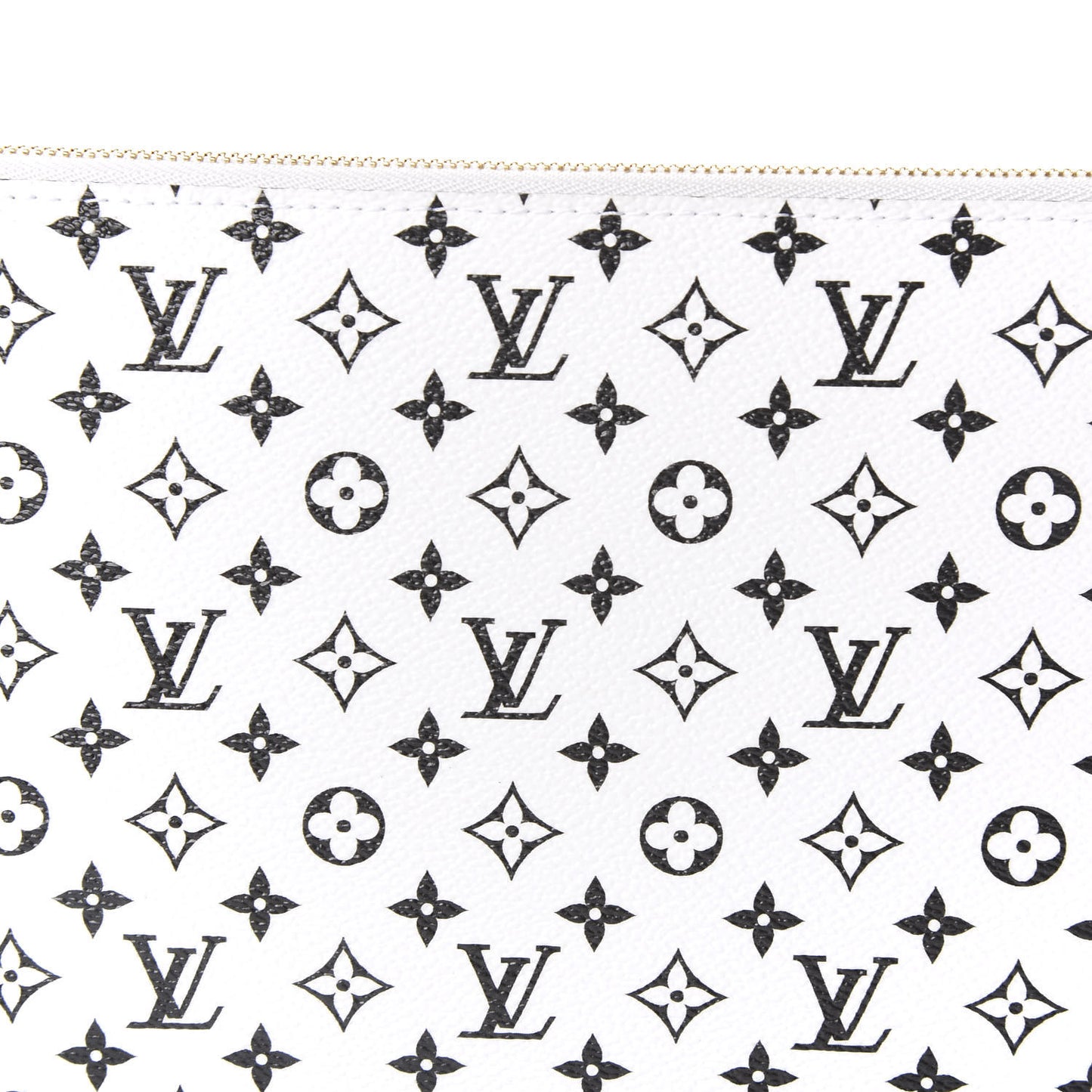 Monogram Giant Neverfull MM GM Pochette White