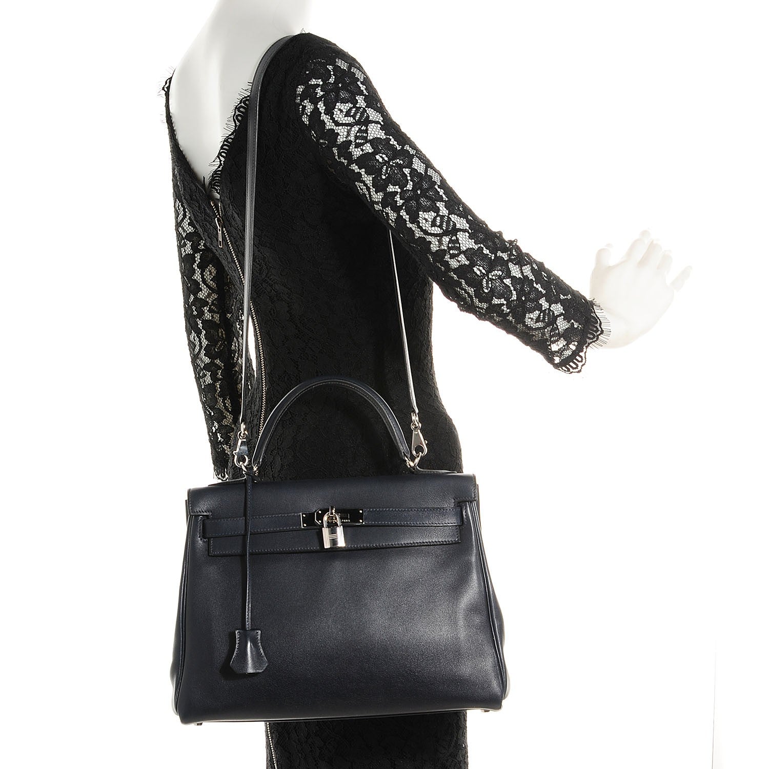 Hermes Swift Kelly Retourne 32 Indigo 21 of 27