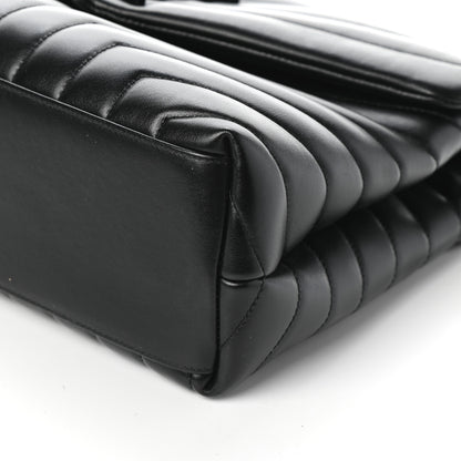 Saint Laurent Calfskin Y Quilted Monogram Medium Loulou Chain Satchel Black 9 of 9