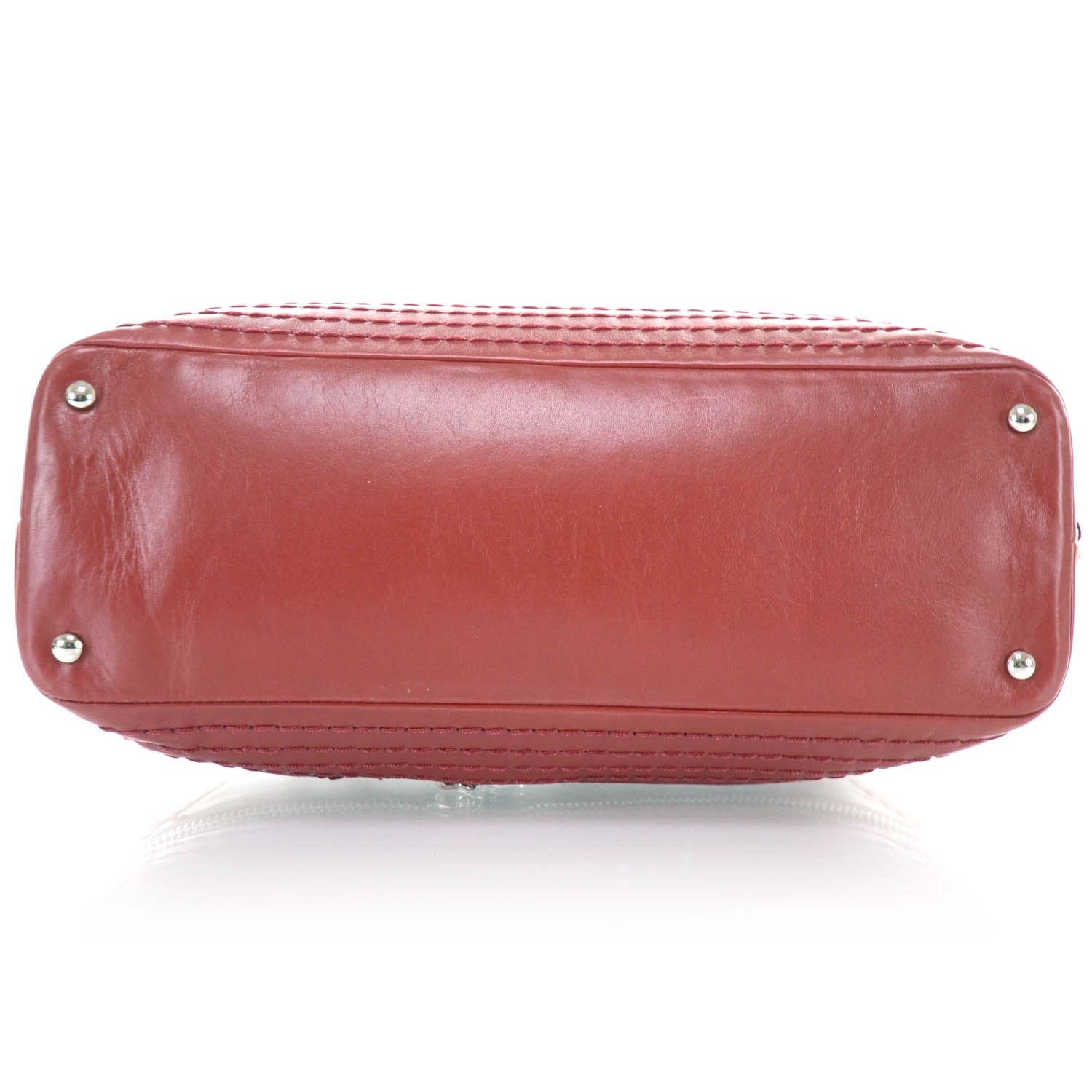 Chanel Leather Large Expandable Flap Bag Red 5 of 12