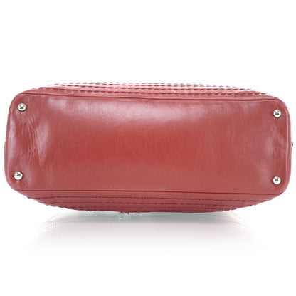 Chanel Leather Large Expandable Flap Bag Red 5 of 12
