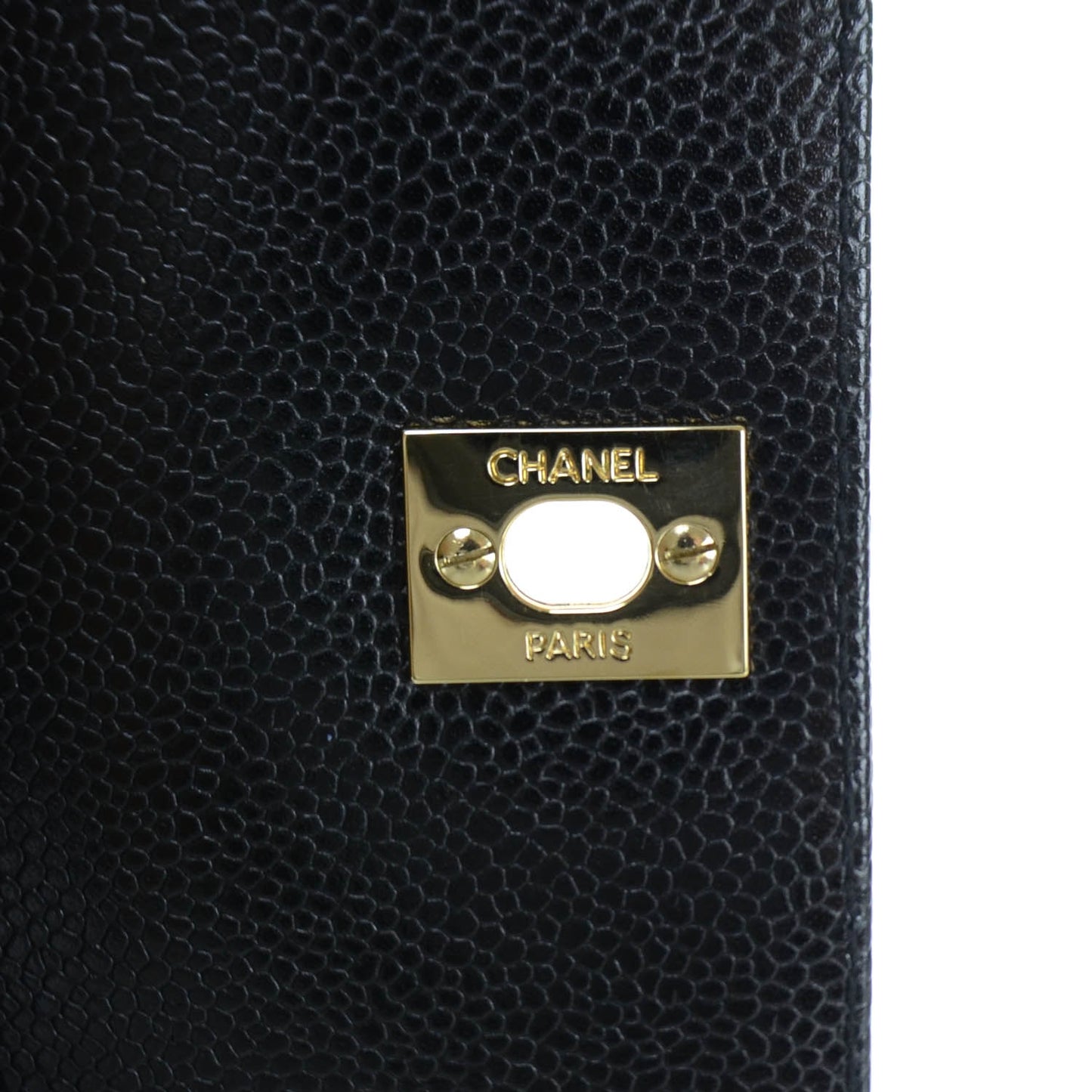 Caviar Kelly Flap Bag Black