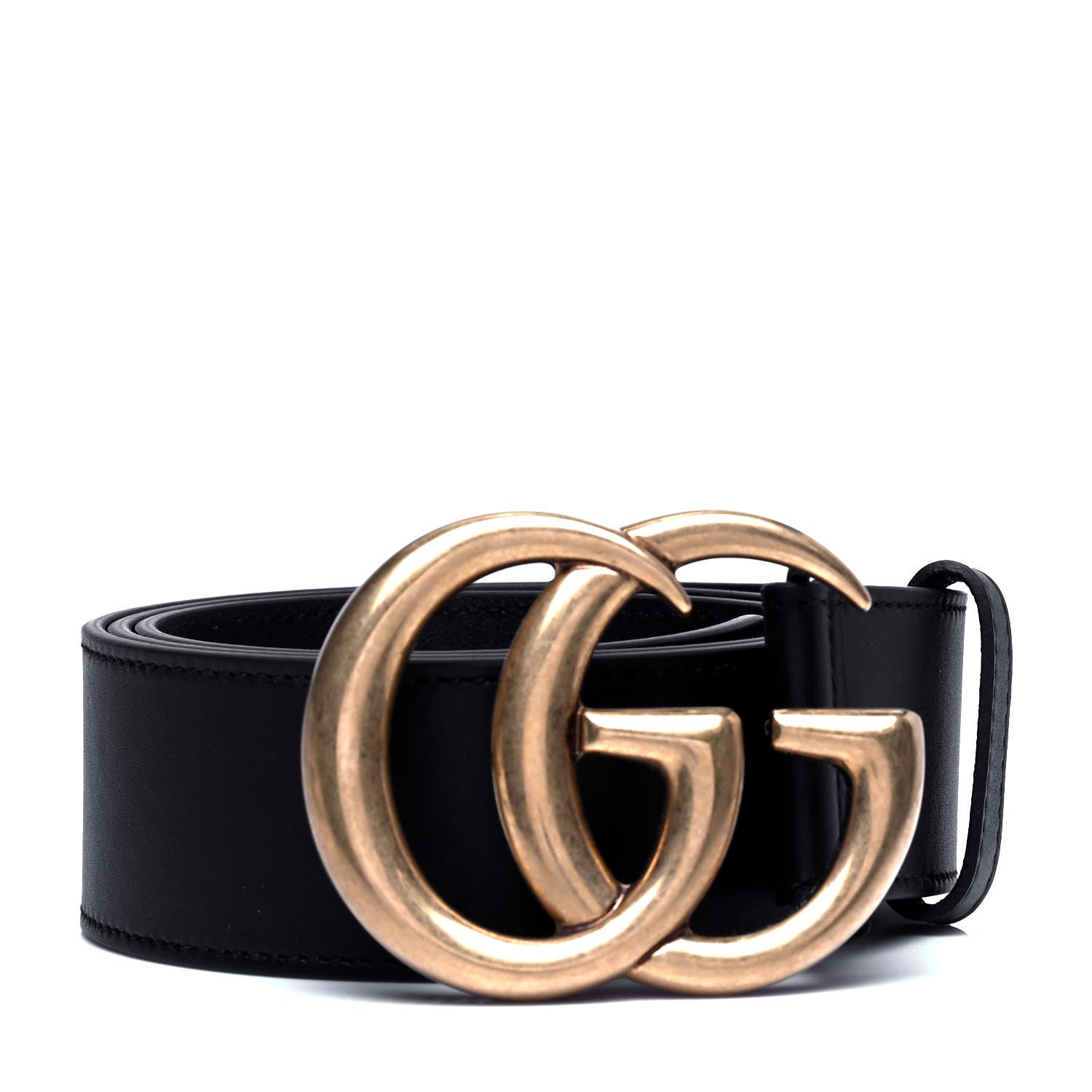 Gucci Calfskin Double G 40mm Belt 85 34 Black 1 of 7