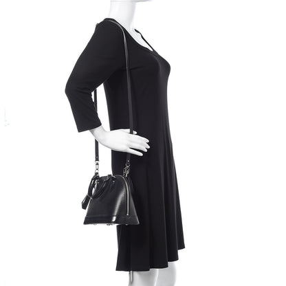 Louis Vuitton Epi Alma BB Black 2 of 13