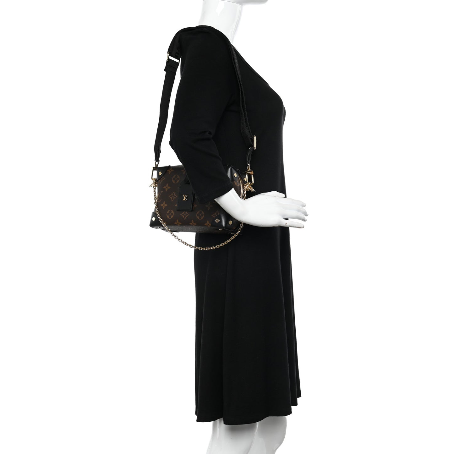 Monogram Petite Malle Souple Black