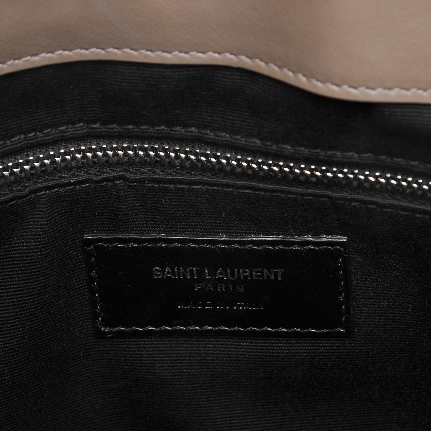 Calfskin Y Quilted Monogram Medium Loulou Chain Satchel Desert Storm