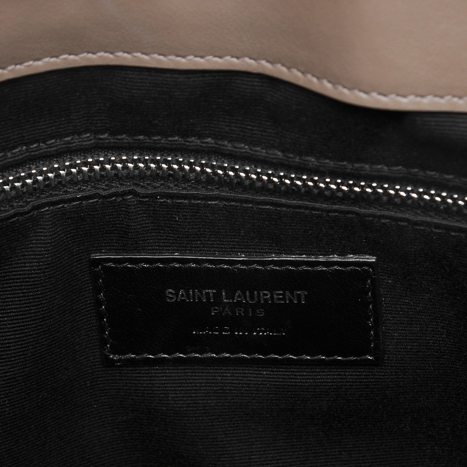 Saint Laurent Calfskin Y Quilted Monogram Medium Loulou Chain Satchel Desert Storm 8 of 10