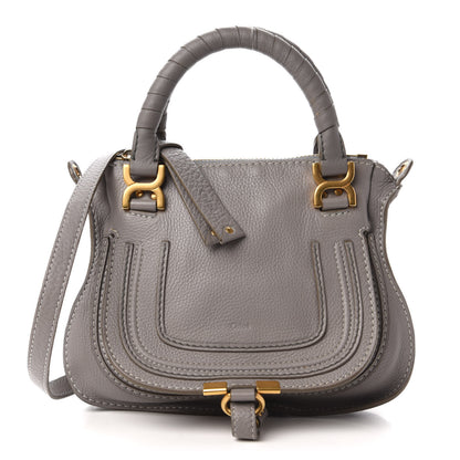 Chloe Calfskin Baby Marcie Satchel Cashmere Grey 1 of 9