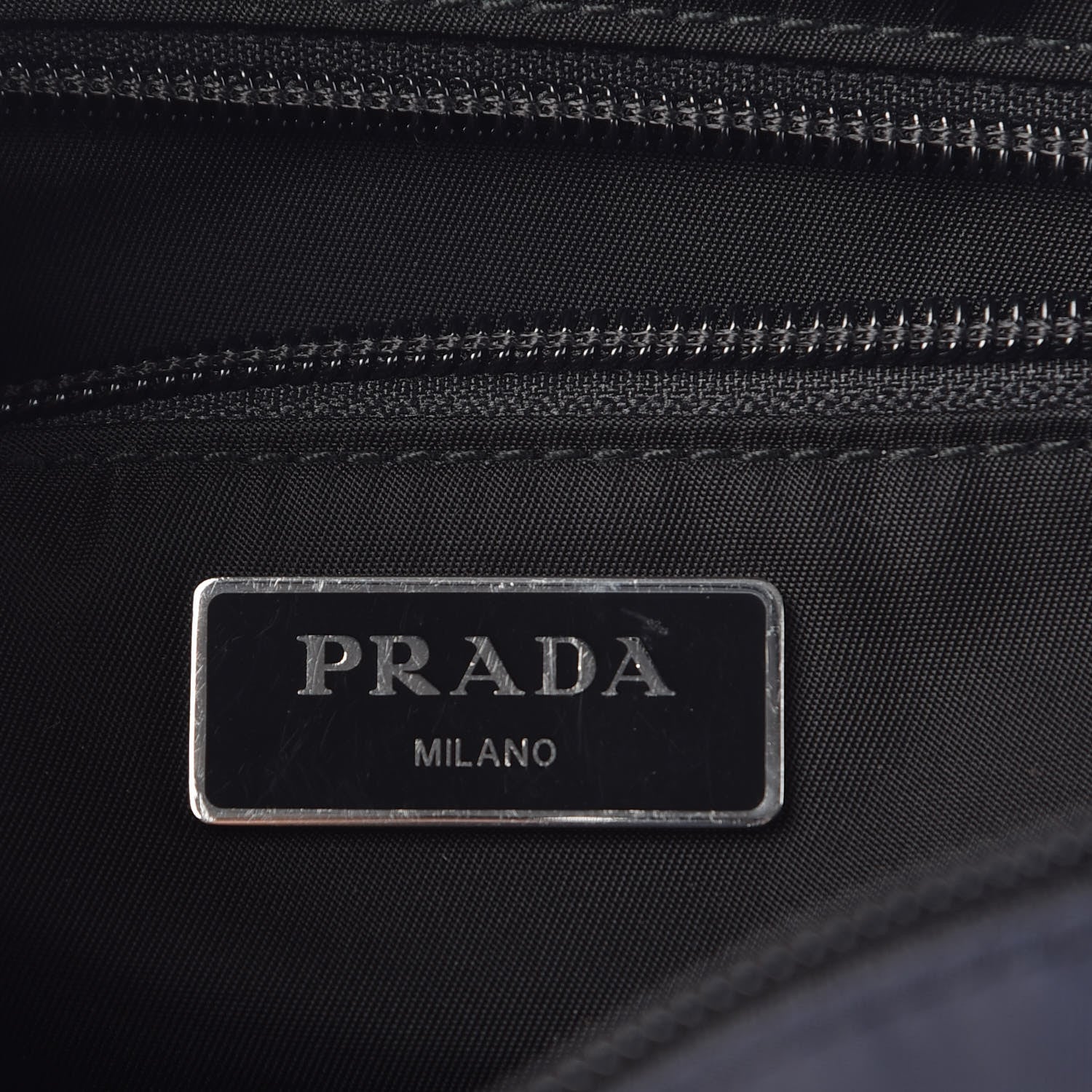 Prada Nylon Montagna Belt Bag Blue 6 of 9