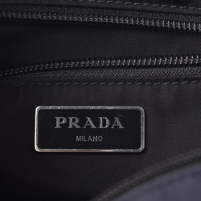 Prada Nylon Montagna Belt Bag Blue 6 of 9