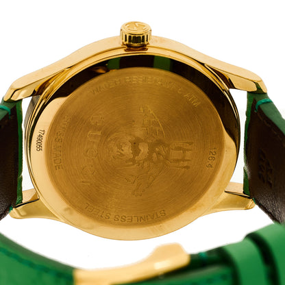 Gucci Stainless Steel Calfskin 38mm G-Timeless Quartz Watch Green 4 of 4