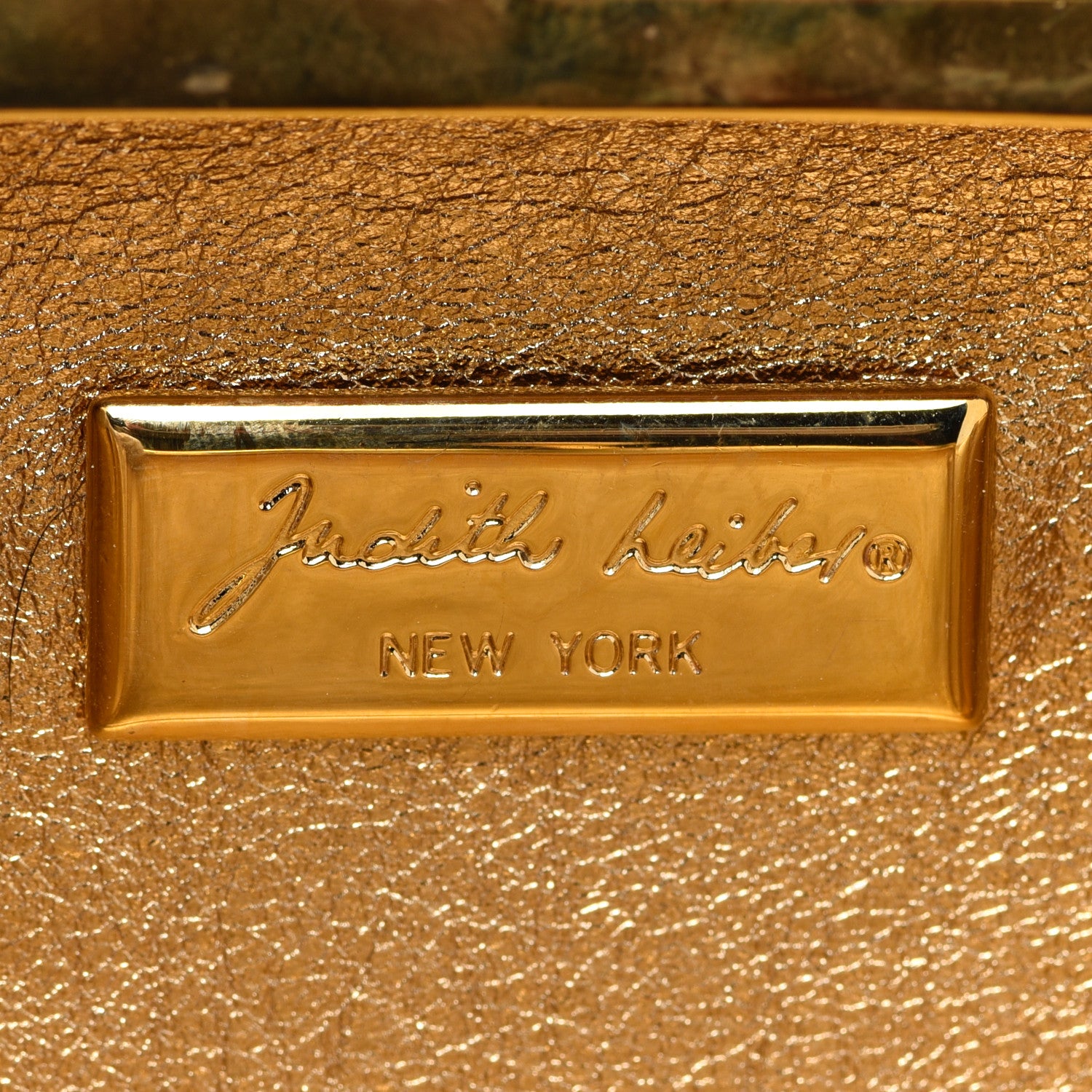 Judith Leiber Swarovski Crystal Minaudiere Clutch Purple Gold 6 of 7