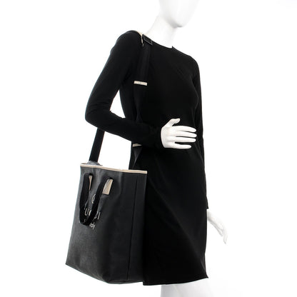 Gucci Coated Canvas Large Logo Tote Black 2 of 11