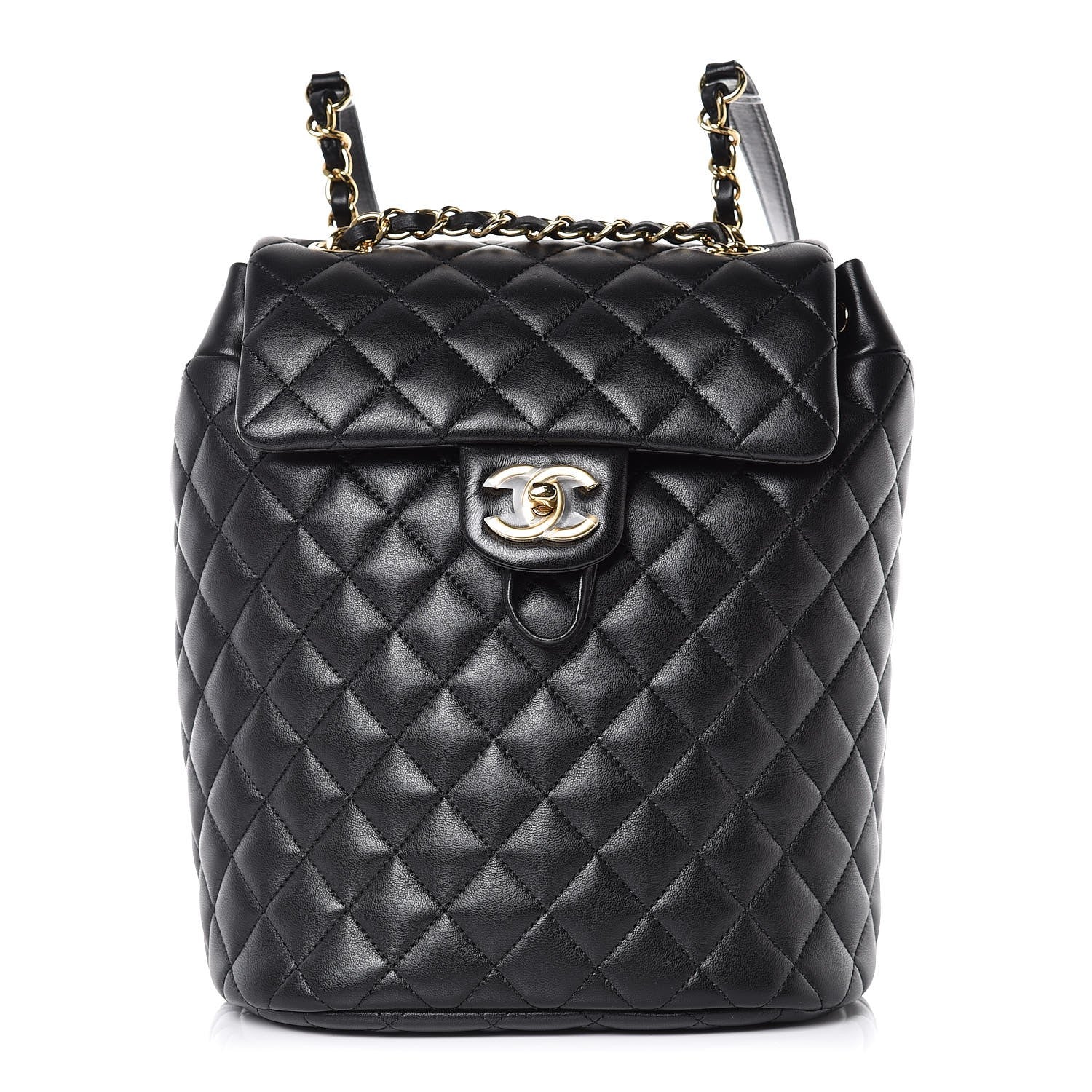 Chanel Lambskin Quilted Small Urban Spirit Backpack Black 1 of 8