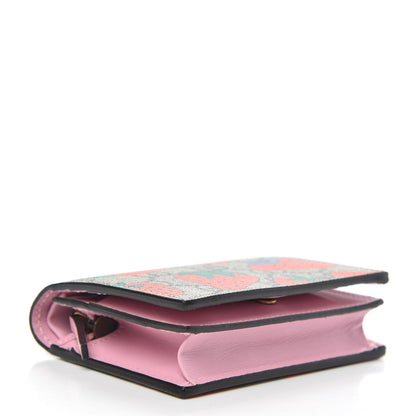 Gucci GG Supreme Monogram Strawberry Card Case 4 of 8