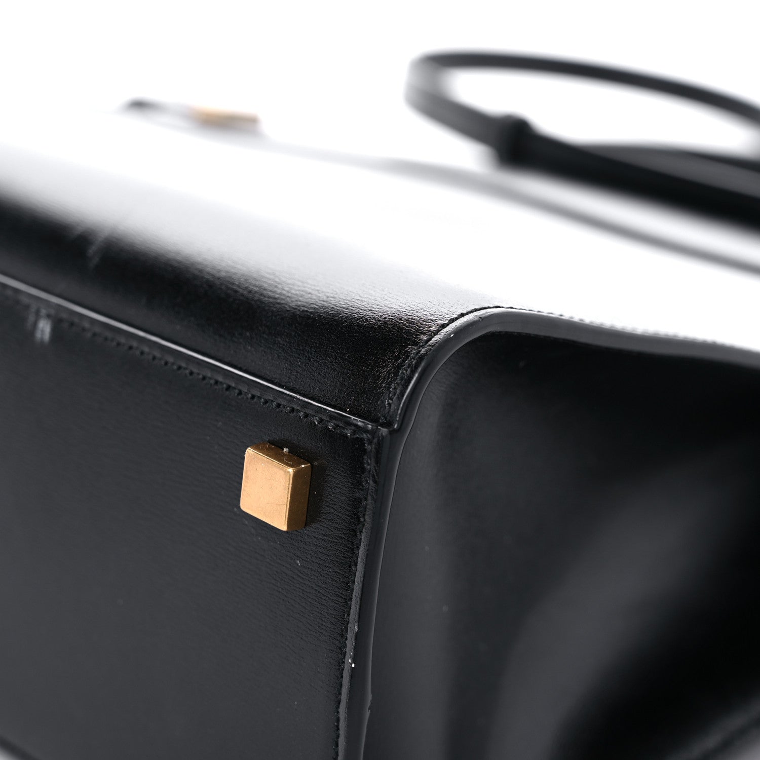 Saint Laurent Calfskin Small Manhattan Shopper Tote Black 11 of 14