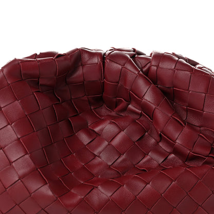 Bottega Veneta Nappa Maxi Intrecciato The Pouch Oversized Clutch Bordeaux 8 of 10