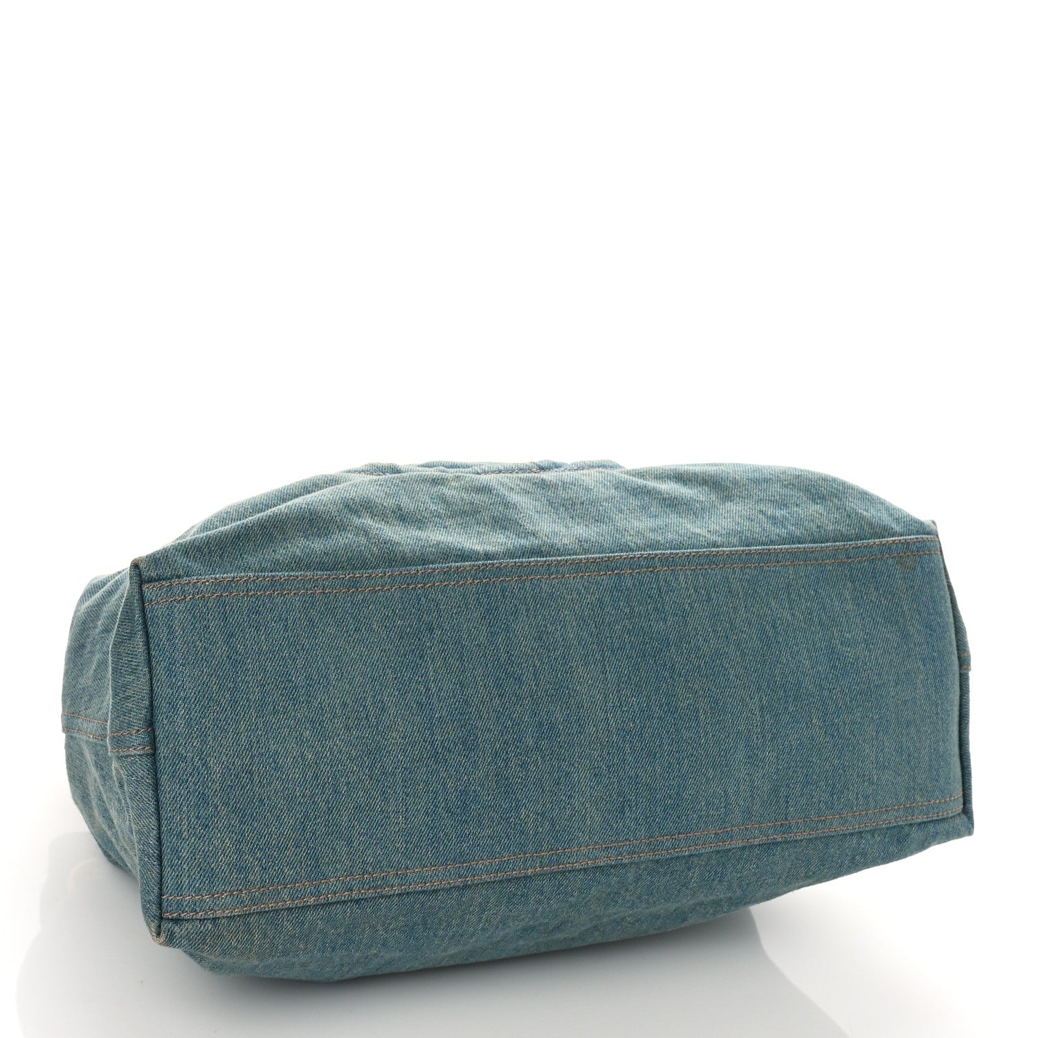 Gucci Denim Medium Soho Chain Shoulder Bag Blue 4 of 9