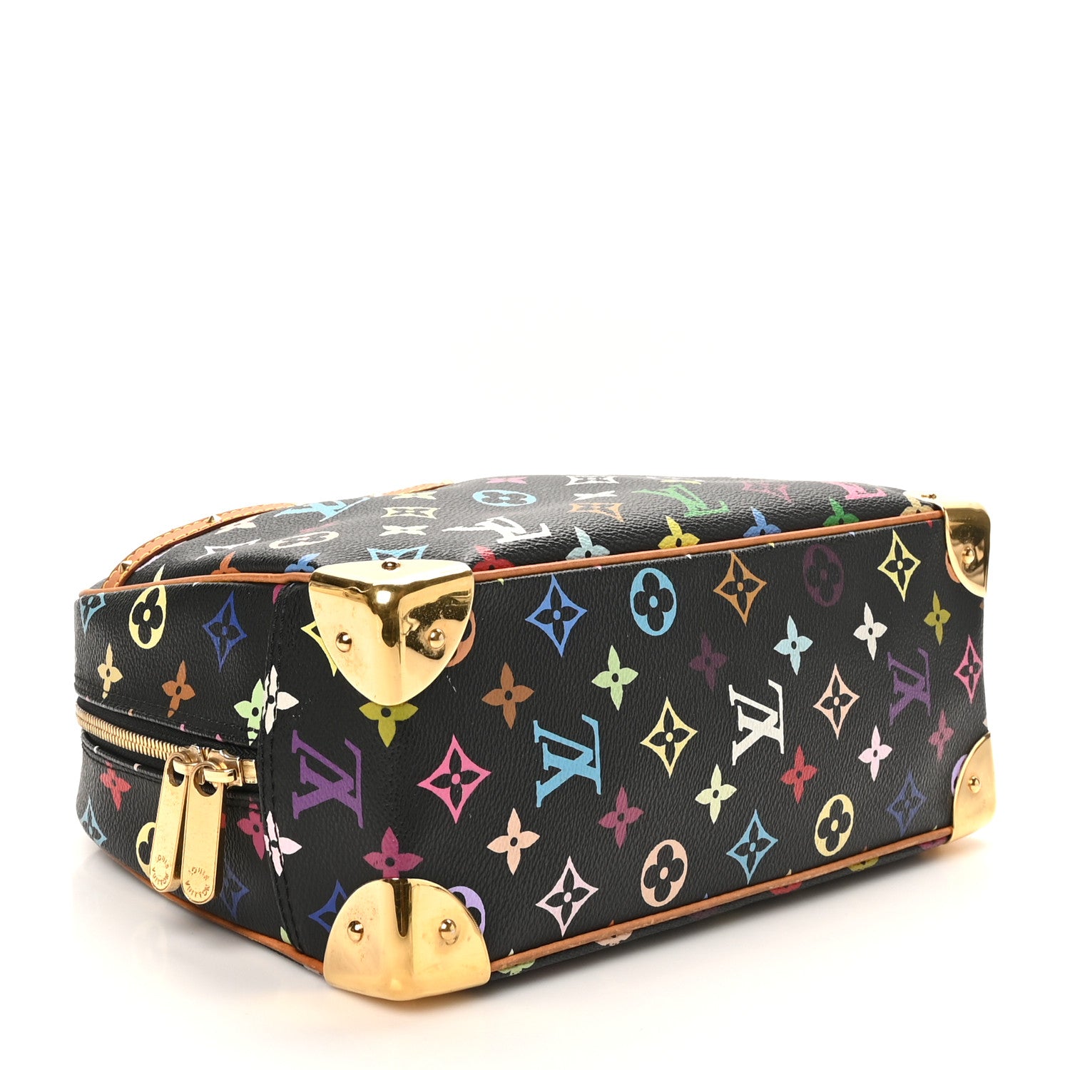 Louis Vuitton Monogram Multicolor Trouville Black 4 of 9
