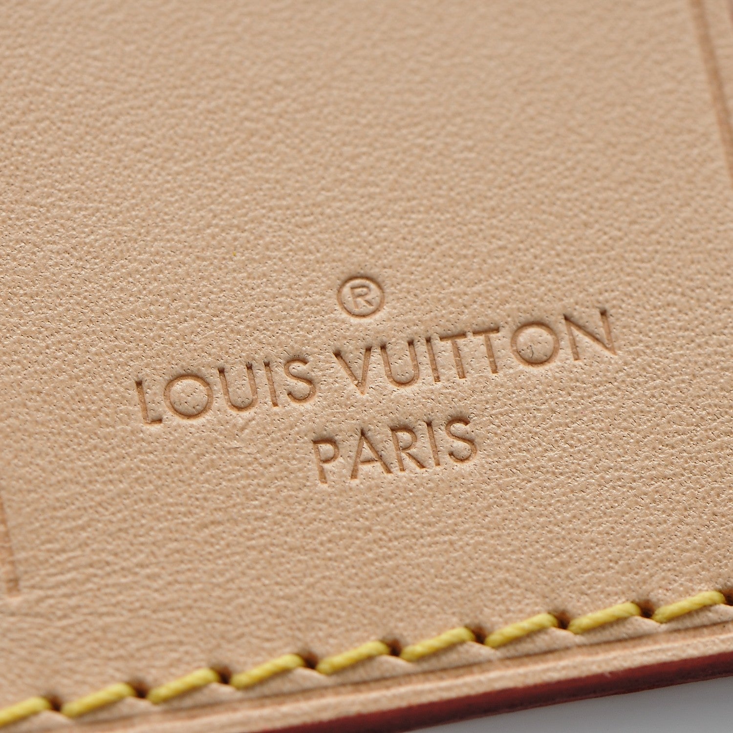 Louis Vuitton Vachetta Luggage Tag 4 of 4