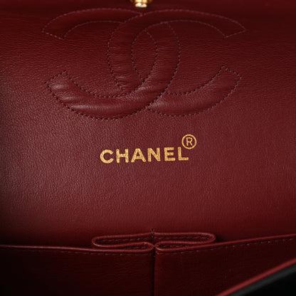 Chanel Lambskin Quilted Medium Double Flap Black 6 of 14