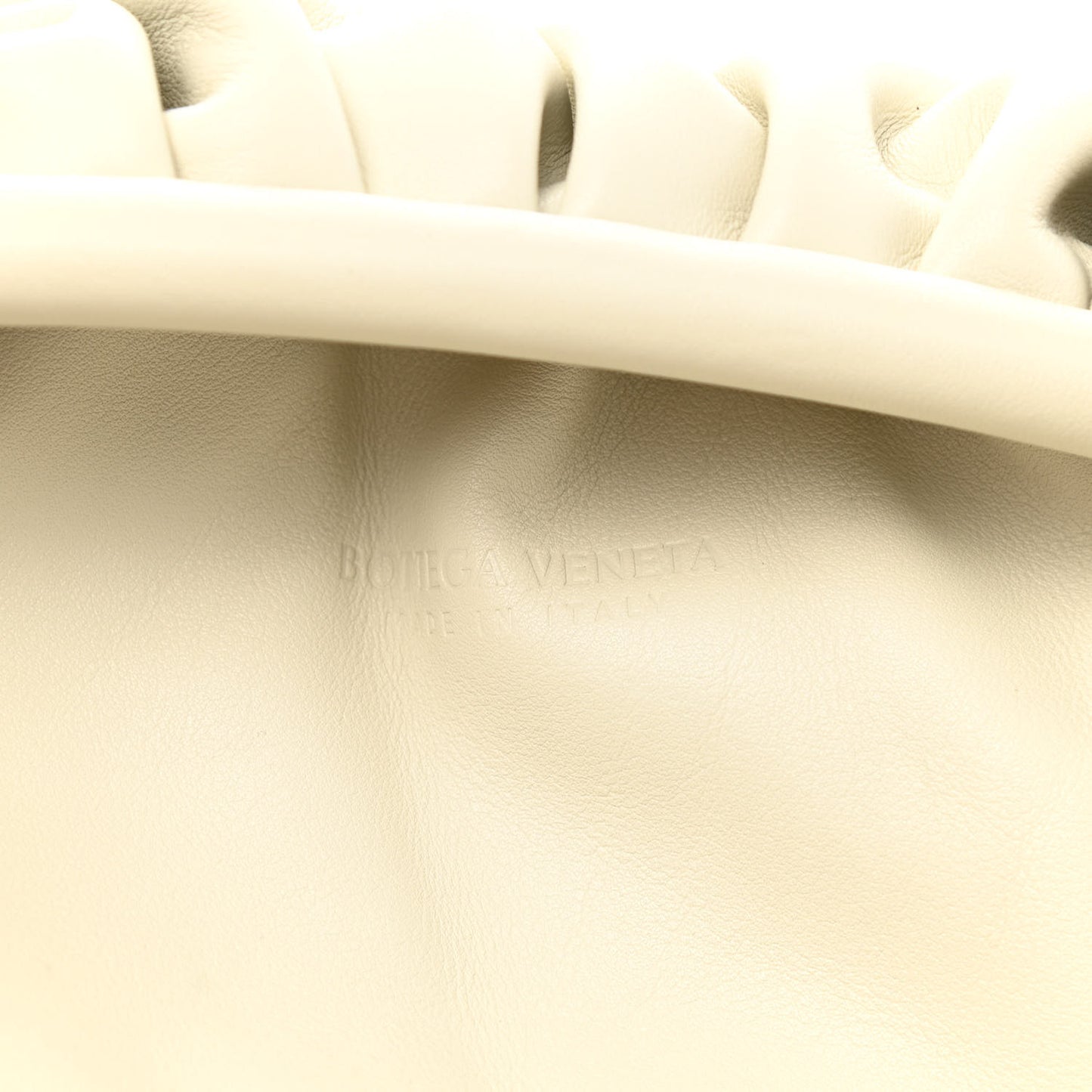 Smooth Butter Calf The Pouch Oversized Clutch Mist