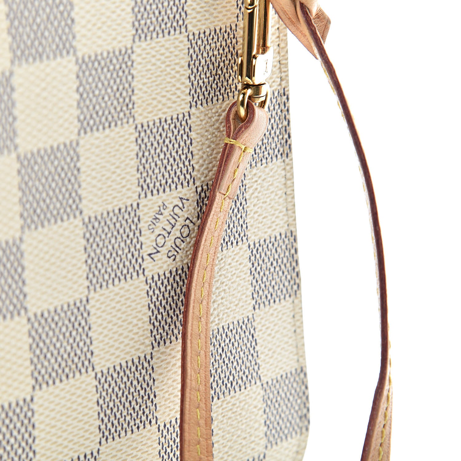 Louis Vuitton Damier Azur Neverfull MM GM Pochette Rose Ballerine 10 of 10