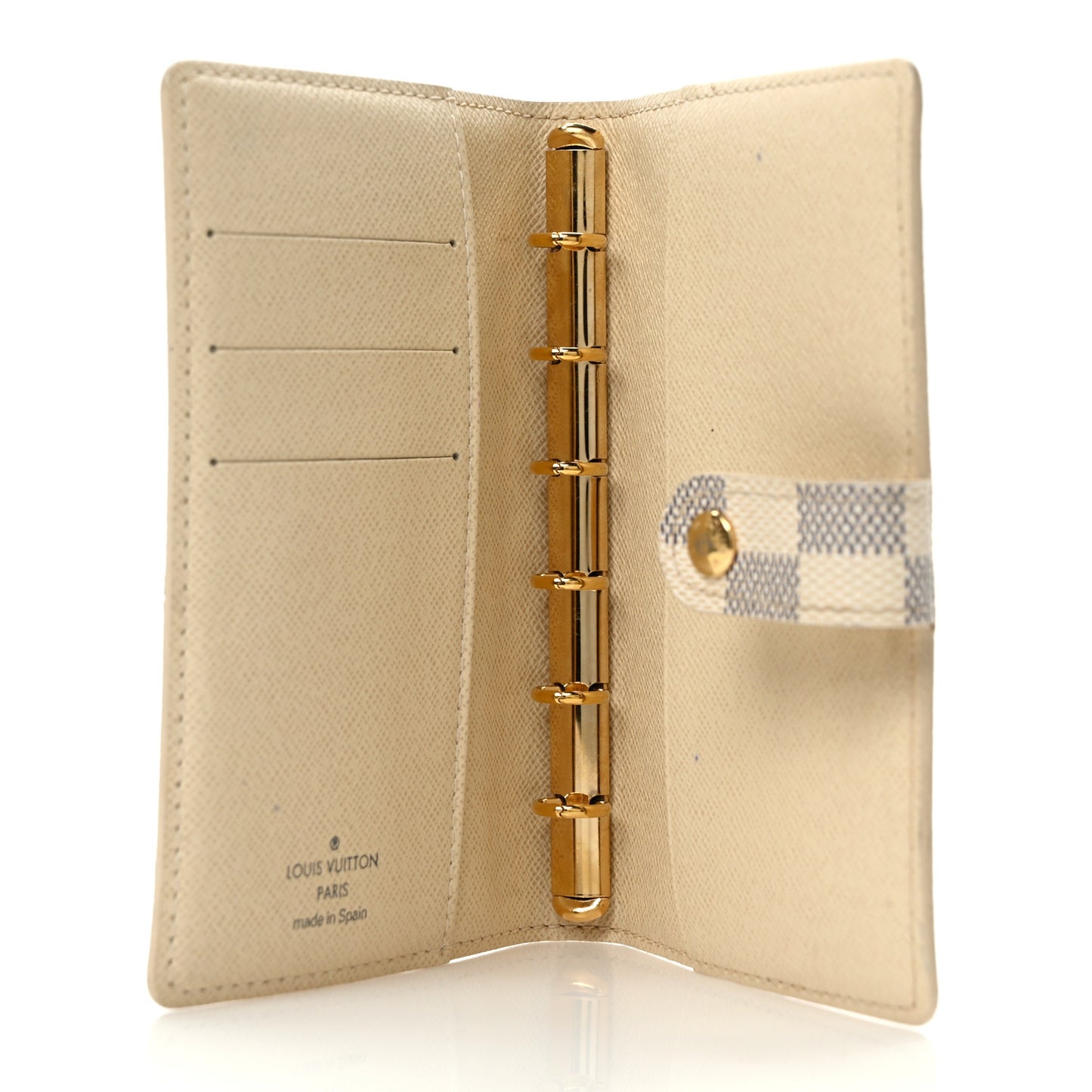 Damier Azur Small Ring Agenda Cover