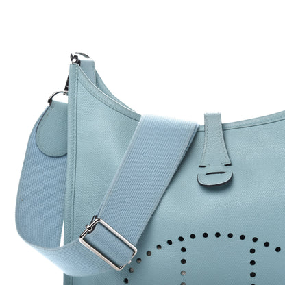 Hermes Epsom Evelyne III PM Bleu Atoll 11 of 14