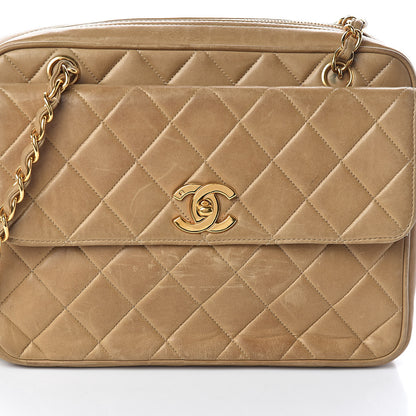 Chanel Lambskin Quilted Flap Camera Case 9 of 12