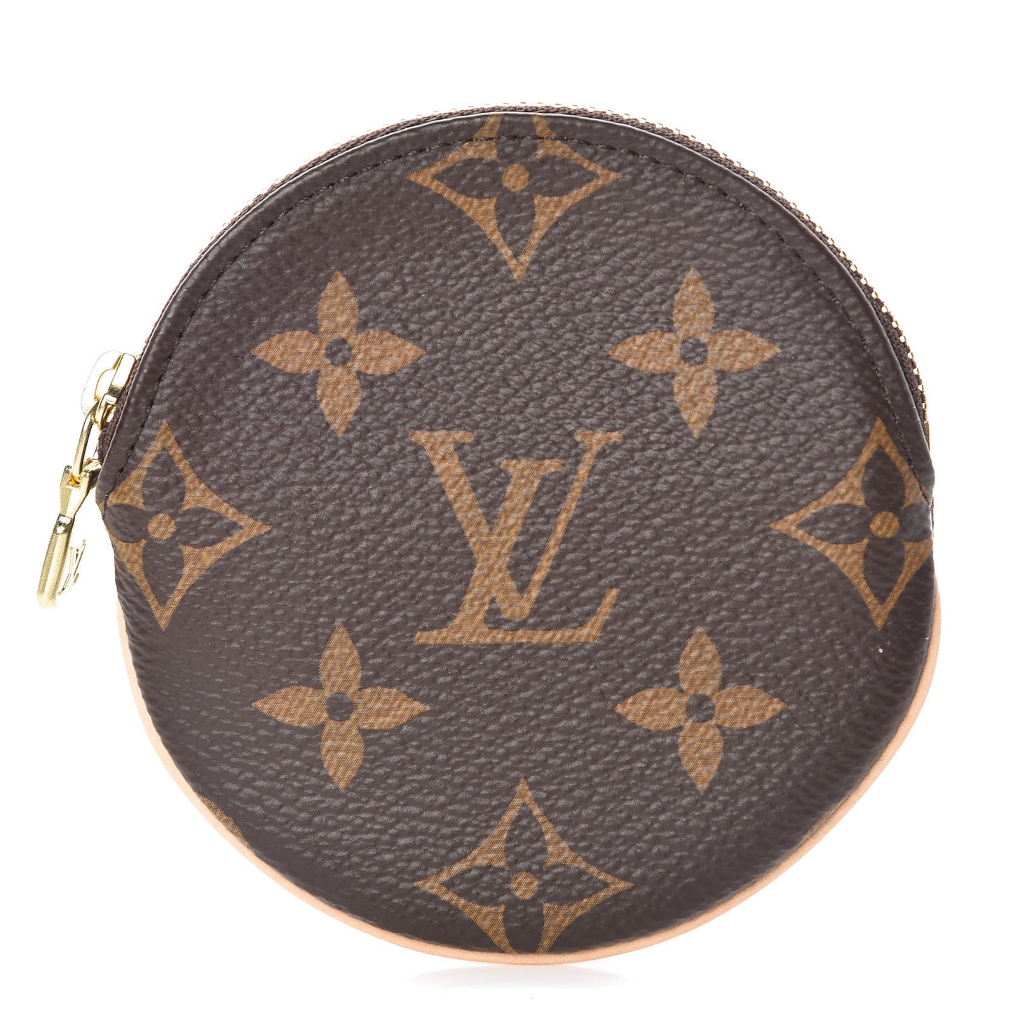 Monogram Round Coin Purse