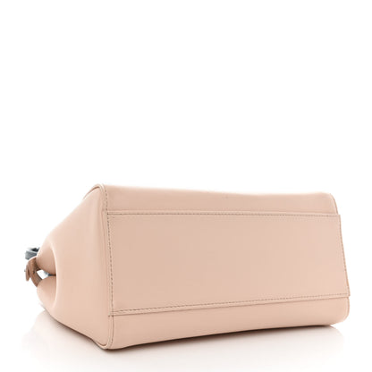 Fendi Nappa Colorblock Mini Peekaboo Iconic Satchel Soap Amazzonia Opal 4 of 8