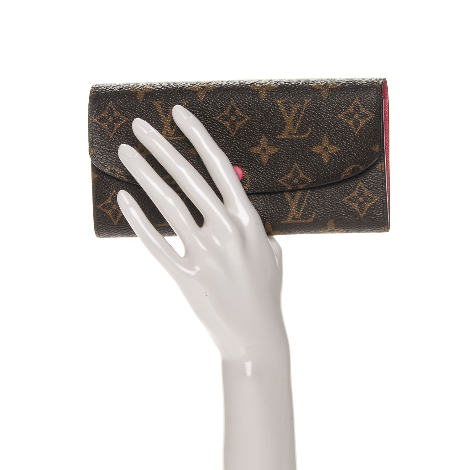 Louis Vuitton Monogram Emilie Wallet Hot Pink 2 of 6