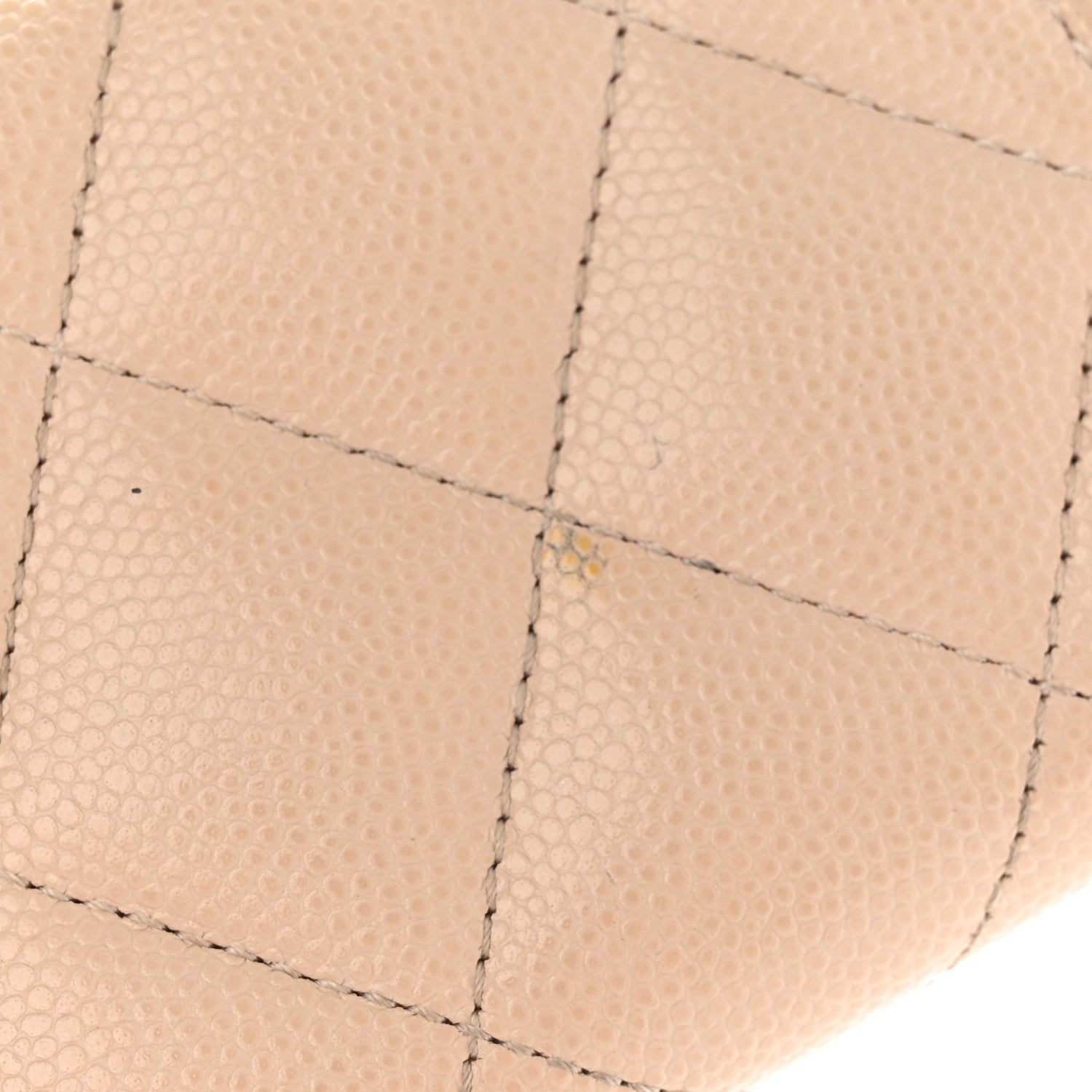 Chanel Caviar Pearl Quilted Coco Candy Flap Card Holder Beige 11 of 15