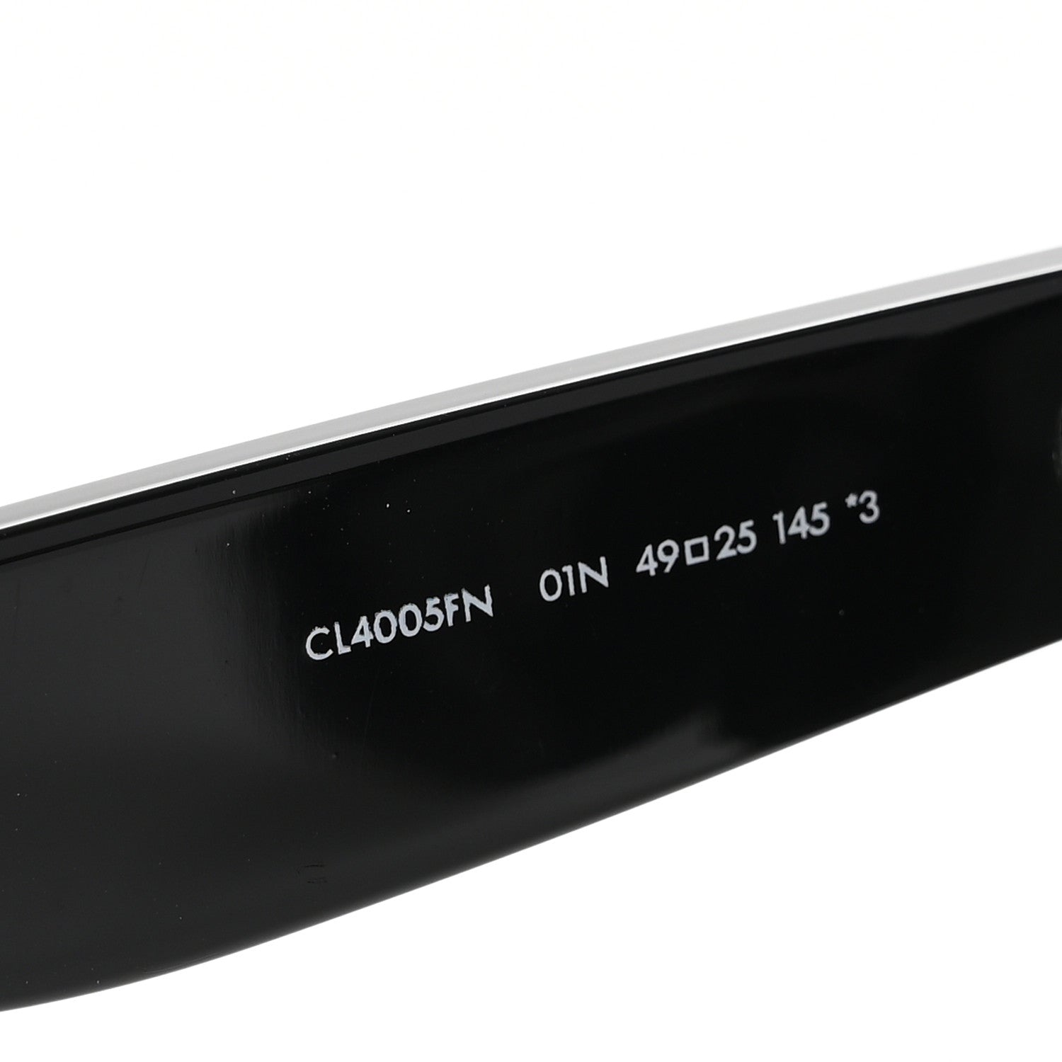 Celine Oversized Round Sunglasses CL4005FN Black 6 of 7