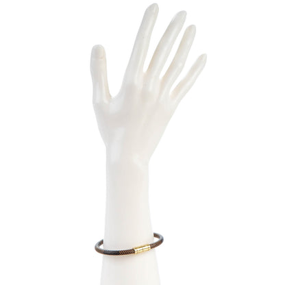 Louis Vuitton Damier Ebene Keep It Bracelet 19 2 of 4