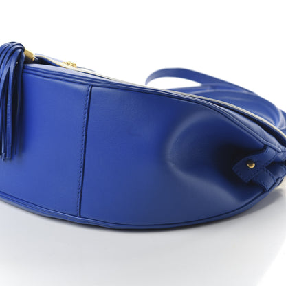 Versace Calfskin Vanitas Crossbody Bag Blue White 7 of 10