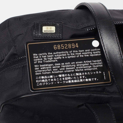 Chanel Nylon Travel Bowler Black 8 of 10