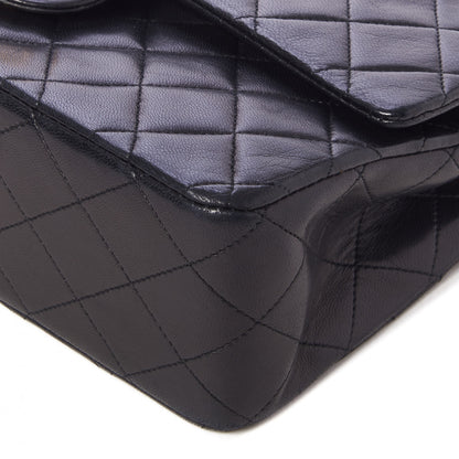 Chanel Lambskin Quilted Medium Double Flap Black 5 of 9