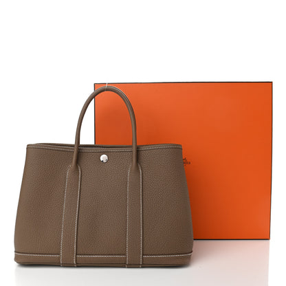 Hermes Negonda Garden Party 30 TPM Etoupe 12 of 12
