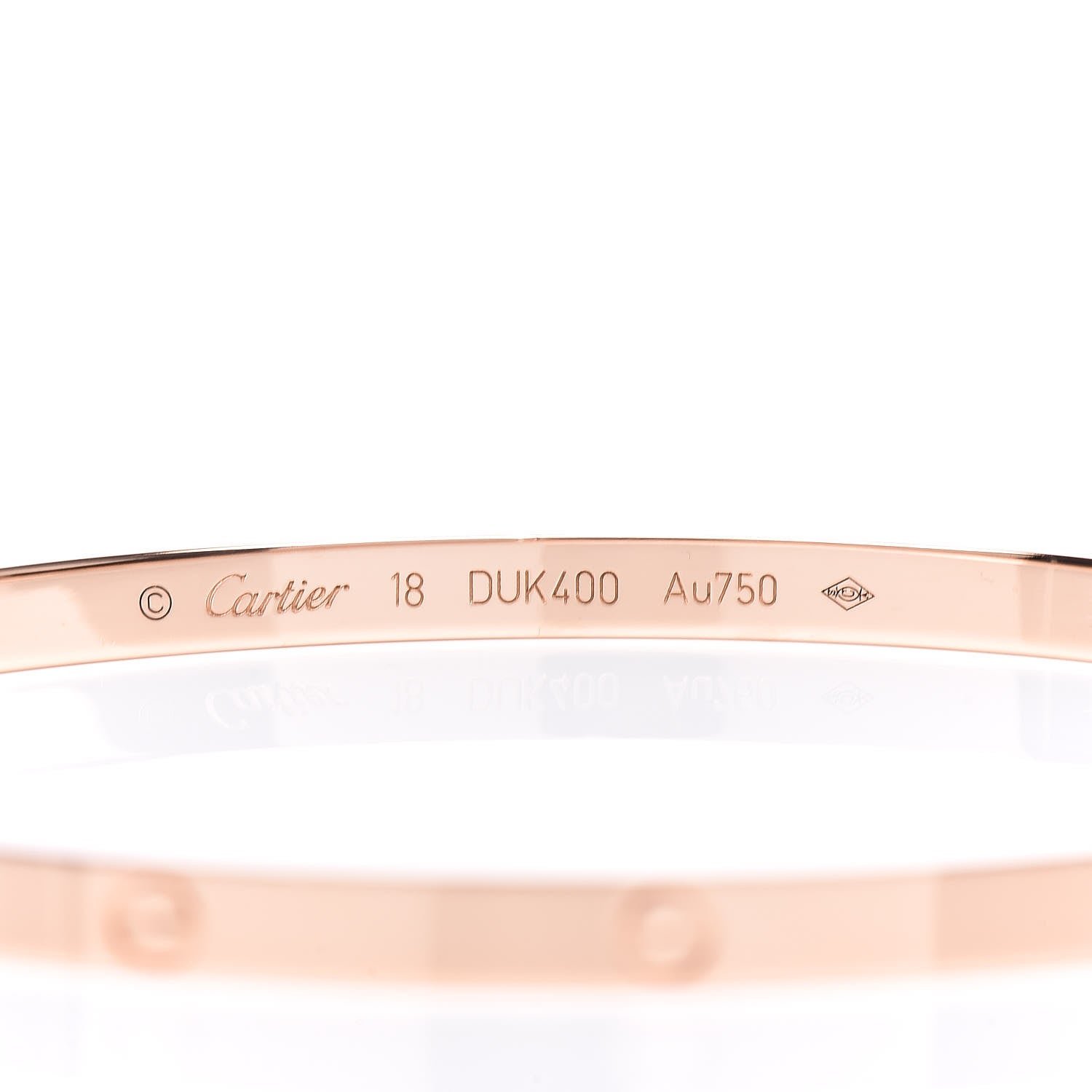 Cartier 18K Pink Gold Small LOVE Bracelet 18 4 of 5