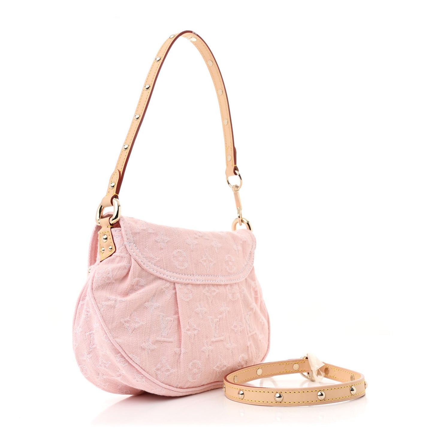 Monogram Denim Sunset Washed Pink